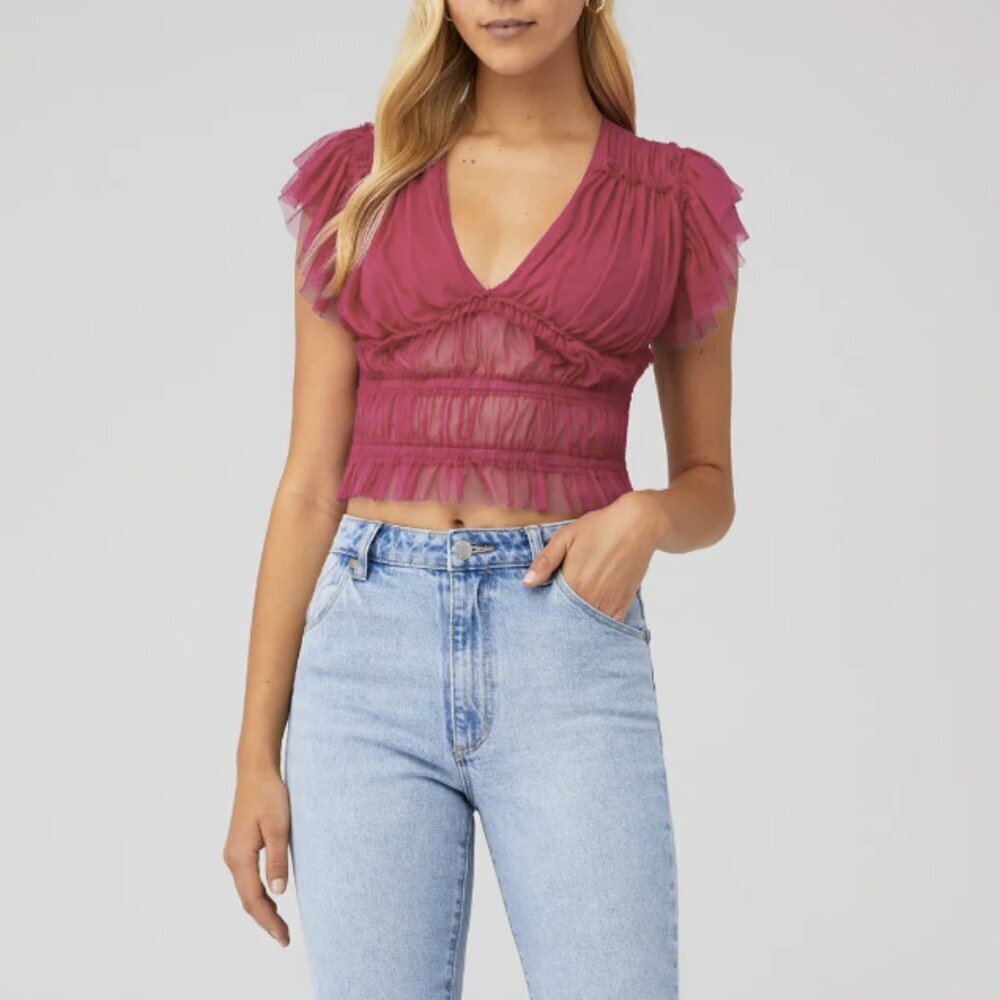 Willow+Root Ruffle Top